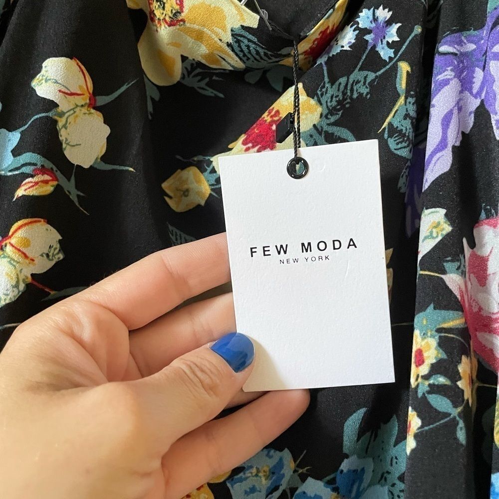 Few Moda Color-blocked Patterned Maxi Dress - Picture 13 of 16